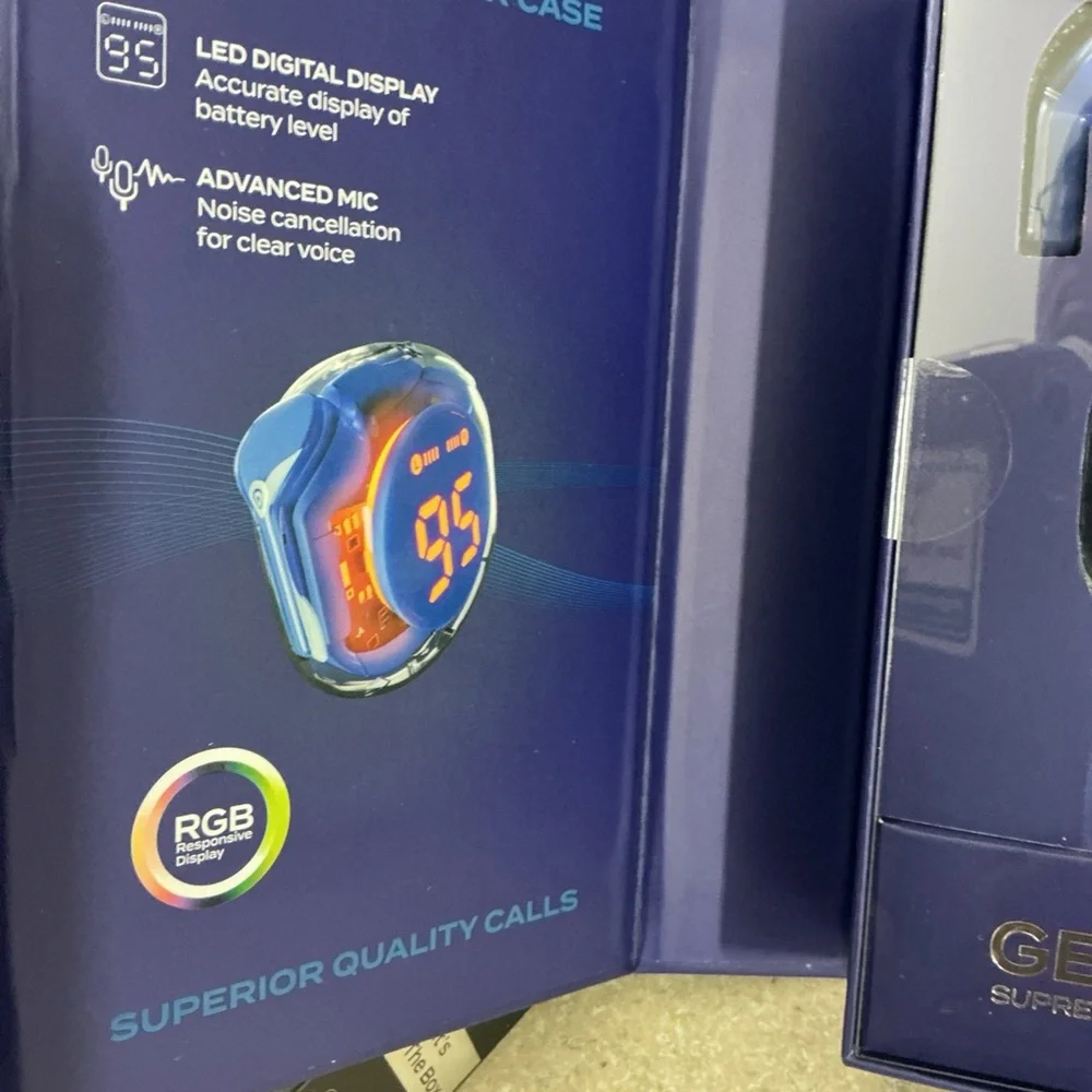 Gemstone Pro Wireless Earbuds - Blue